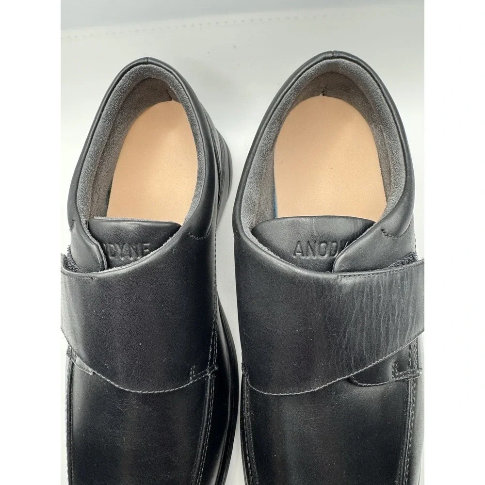 Anodyne Shoes Diabetic OrthoBlack Men's Size 10 W Leather Casual Oxford *photos*